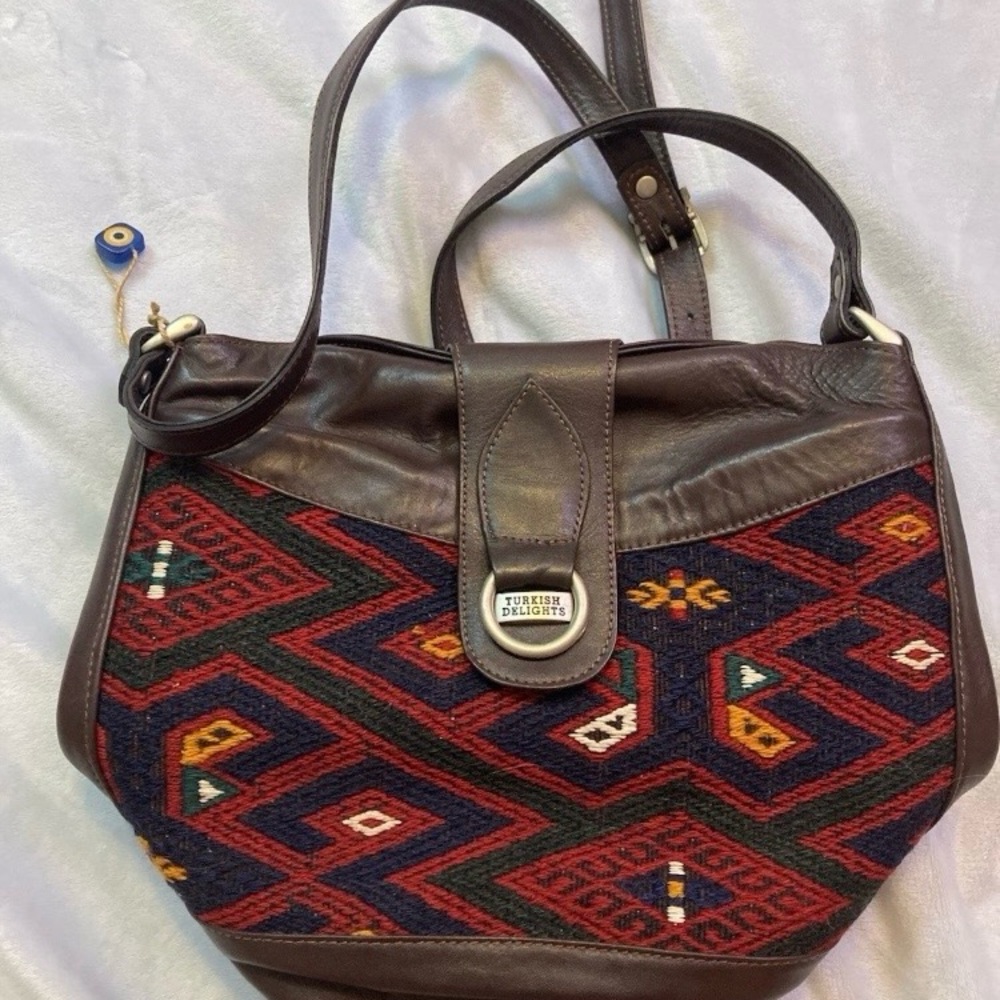 Multicolor Patterned Women's Bag